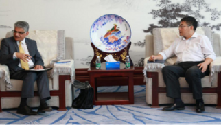 巴基斯坦AICT公司到jn江南体育装饰公司考察会谈