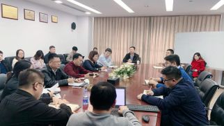 集团公司董事长莅临jn江南体育物联公司督导工作